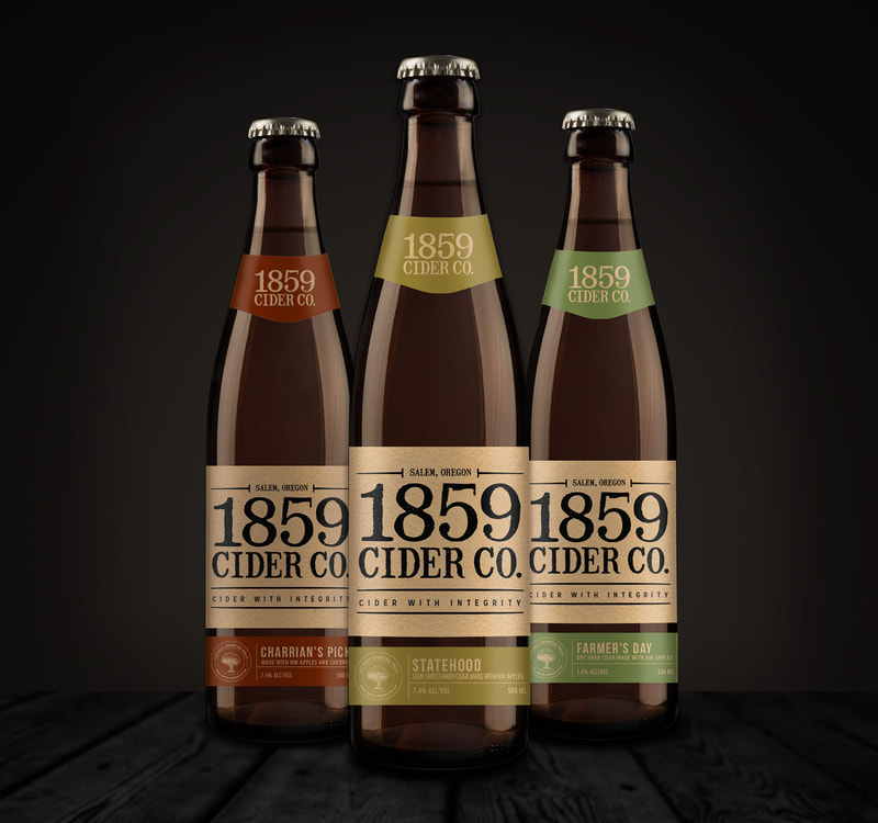1859 Cider Co. Packaging Design