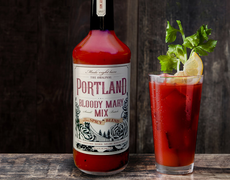 Portland Bloody Mary Mix Packaging Design